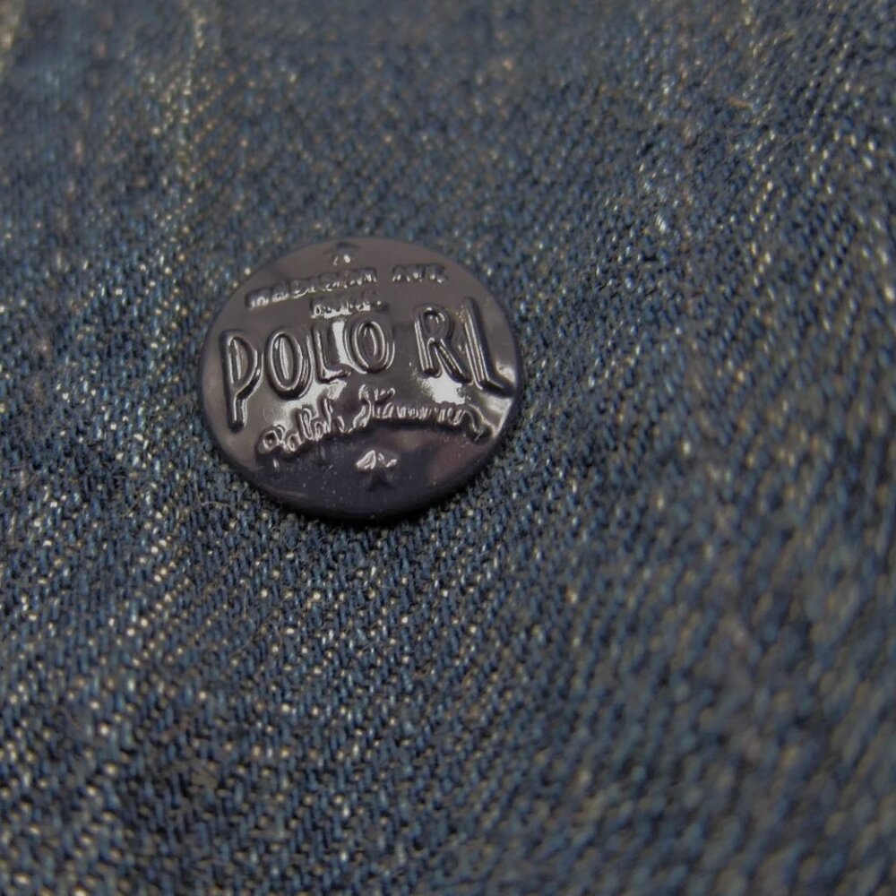 NEW Polo Ralph Lauren St Andrews Denim Varsity Jacket! S L XL  Big POLO on Front - Picture 6 of 6